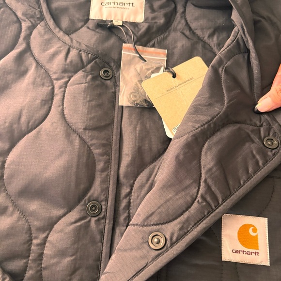 ππ€ Carhartt WIP SKYTON Quilted Liner Jacket - Black NWT Size XL π€π - Picture 10 of 14